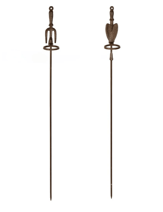 Potager Rain Gauge Stake with Glass Rain Gauge