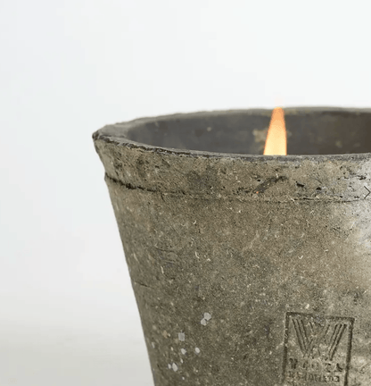Grey Citronella Candle