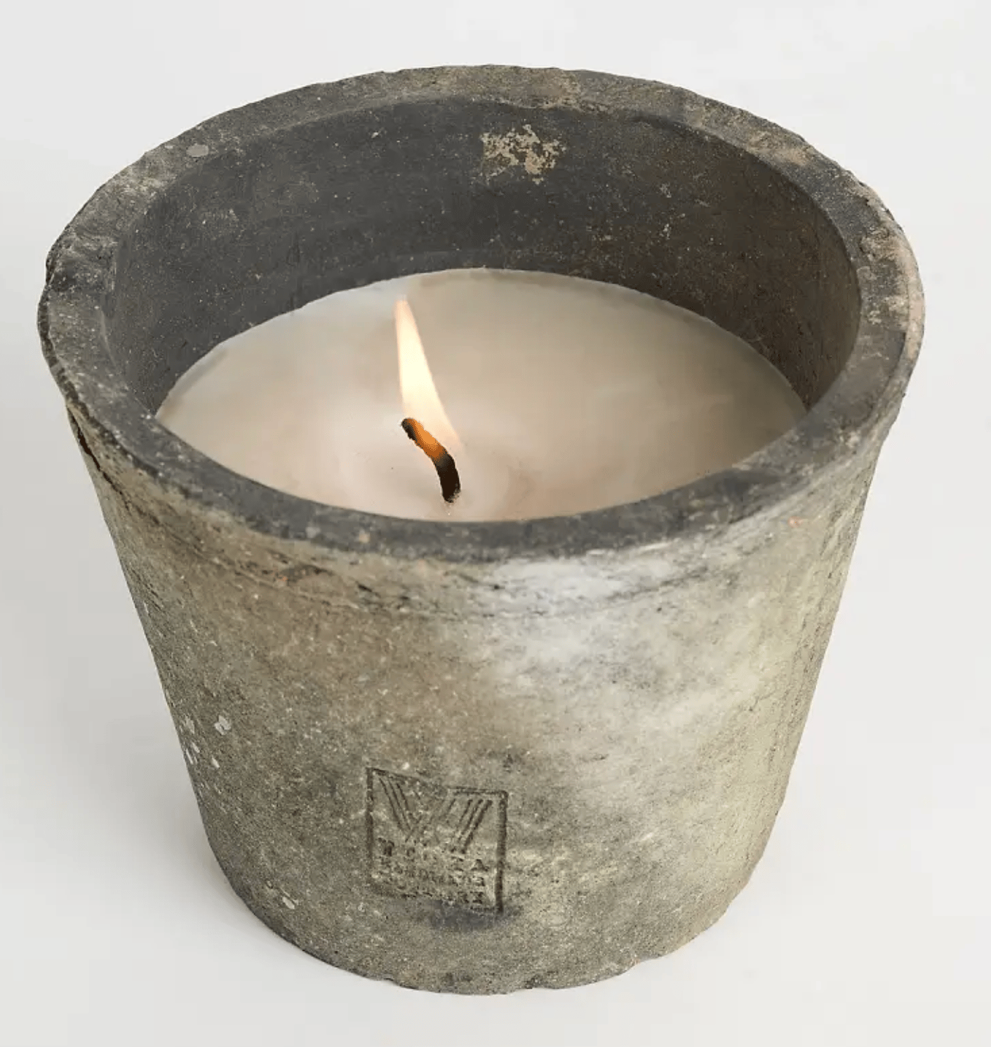 Grey Citronella Candle