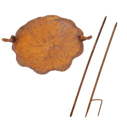 Bird Bowl Garden Stake