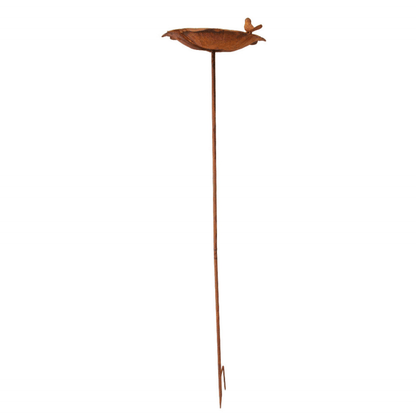 Bird Bowl Garden Stake