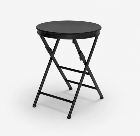 Folding Iron Side Table - Short