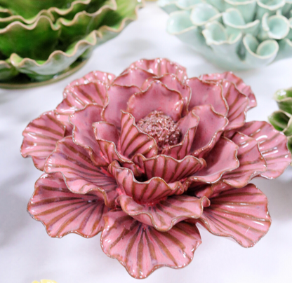 Peony Rose Wall Flower