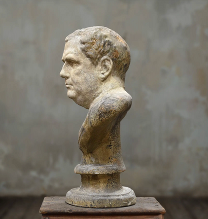 Classical bust, side view