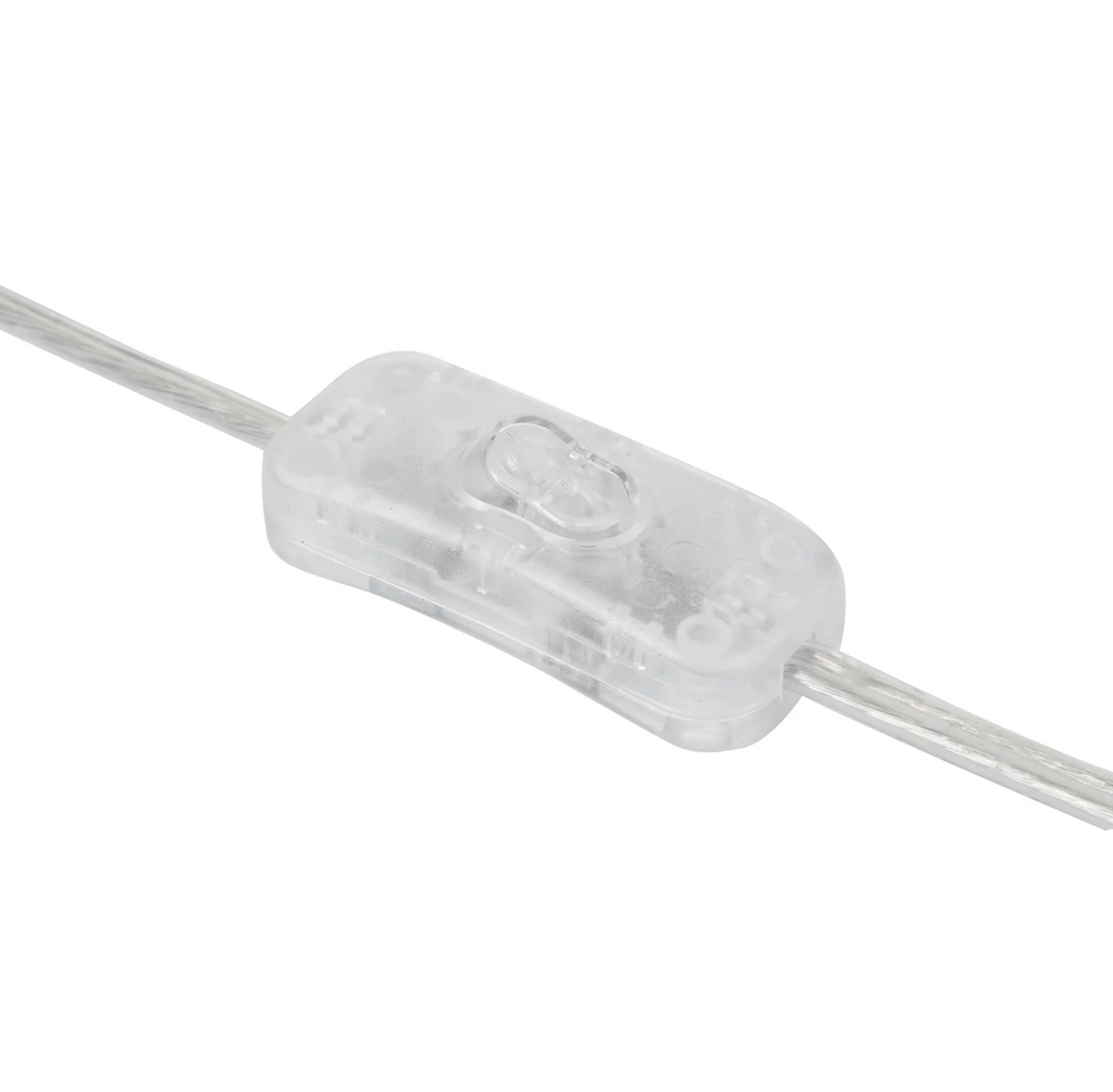 Clear inline switch and cord for the ivory table lamp
