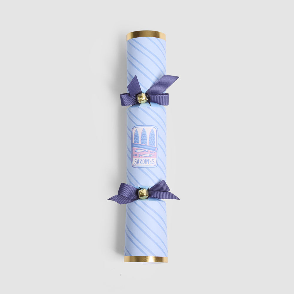Italian food patterned Christmas crackers