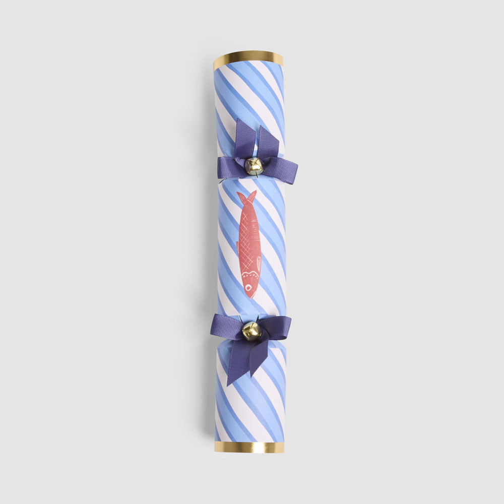 Italian food patterned Christmas crackers