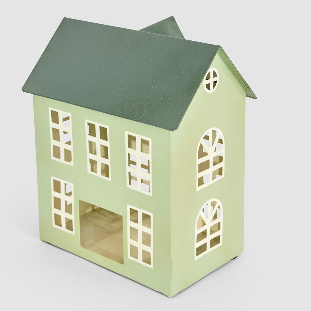 Green Metal Manor House Decoration