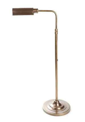 Adjustable Brass Reading Floor Lamp