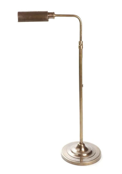Adjustable Brass Reading Floor Lamp