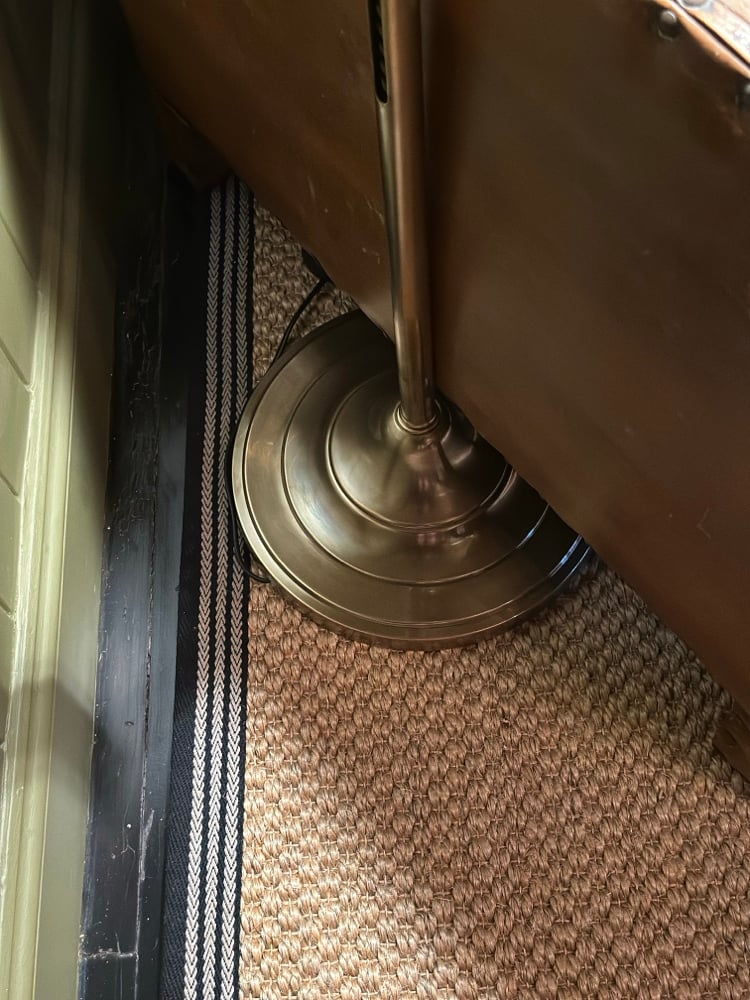 Adjustable Brass Reading Floor Lamp