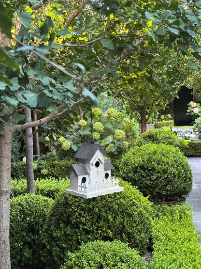 Hanging Birdhouse - White