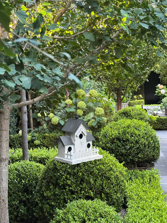 Hanging Birdhouse - White