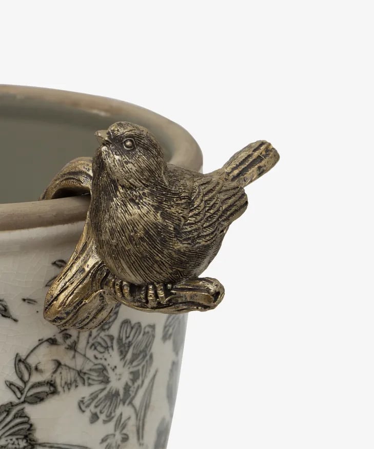 Hanging Gold Bird Ornament