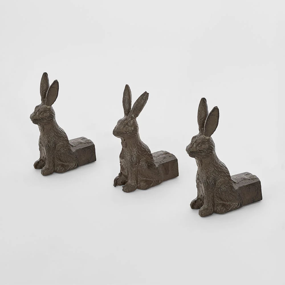 Garden Hare Pot Feet - Set of 3