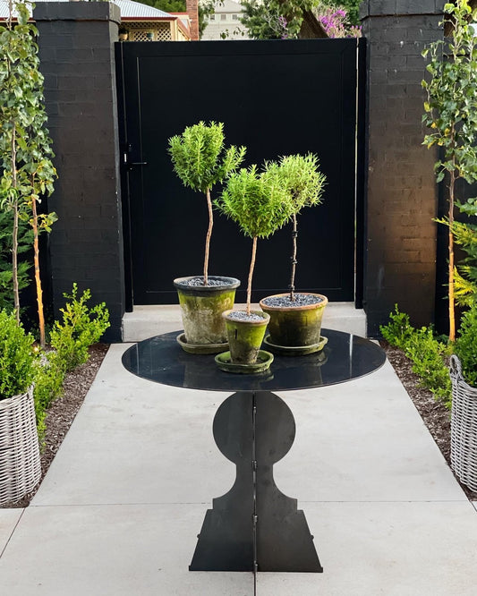 Harolds Signature Pedestal Table