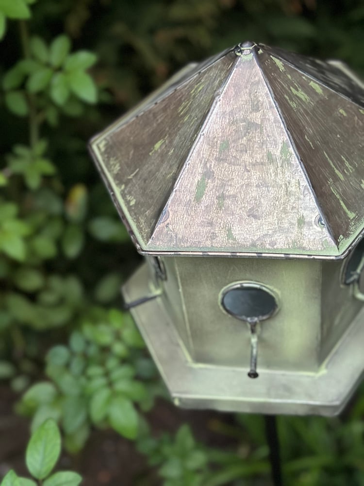 Hexagonal Birdhouse Stake