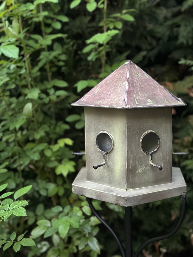 Hexagonal Birdhouse Stake
