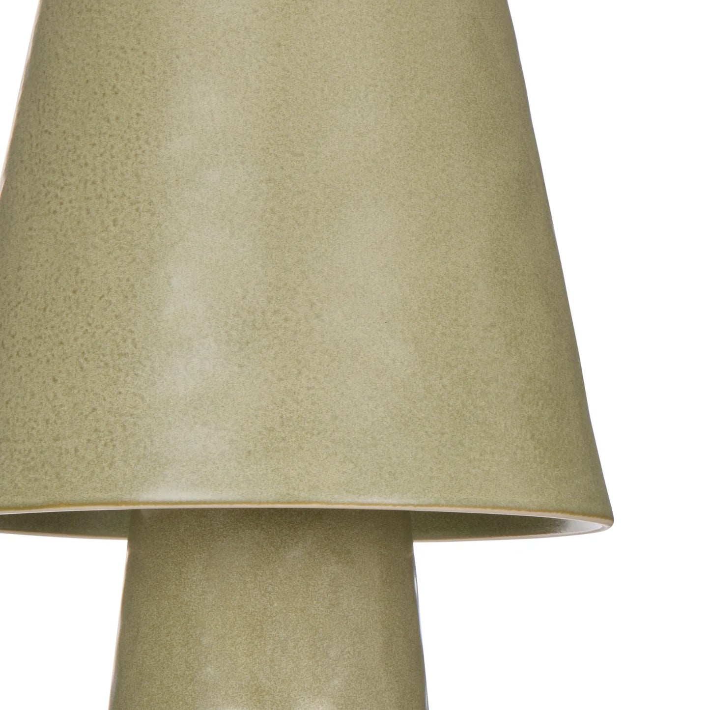 Clear cord and switch for the ceramic table lamp