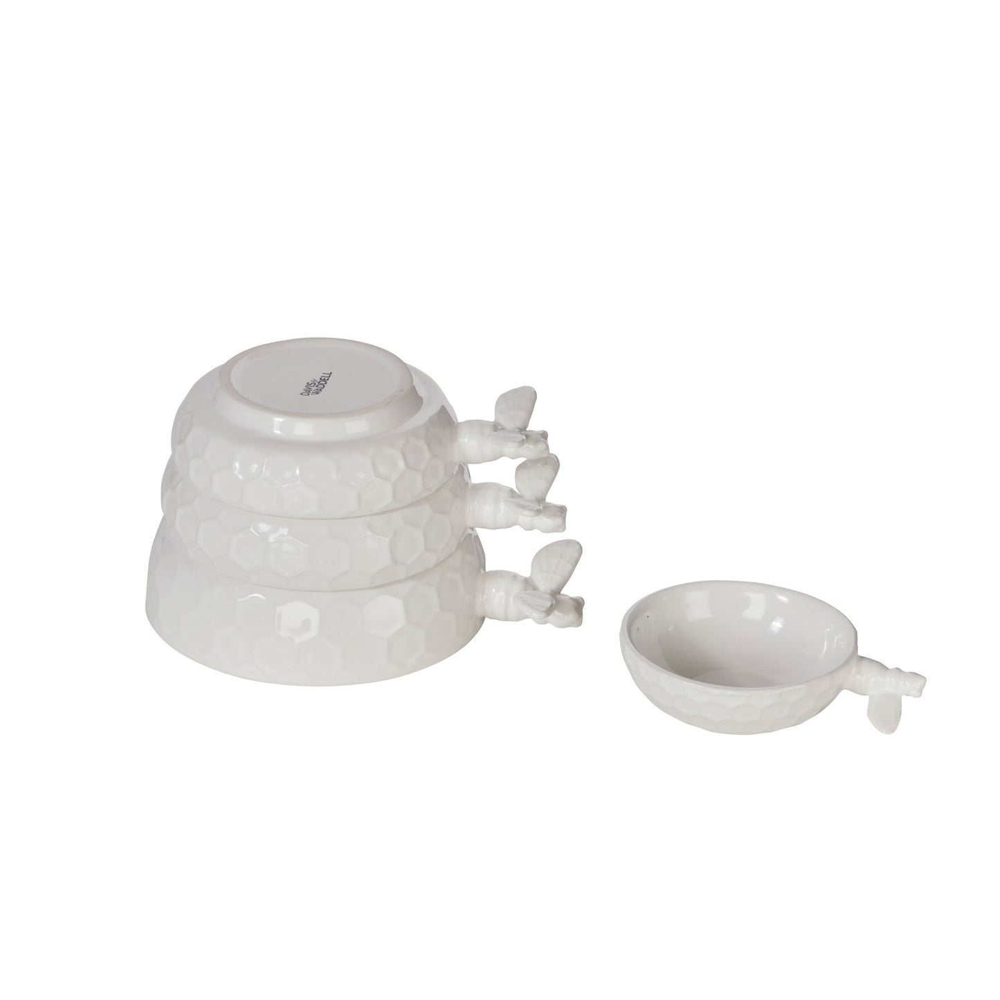 Wildflower & Hive Measuring Cup Set - White