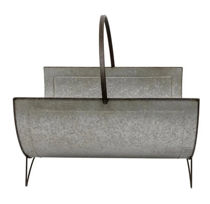 Zinc Firewood Trug