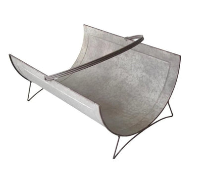 Zinc Firewood Trug