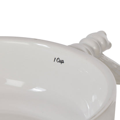 Wildflower & Hive Measuring Cup Set - White