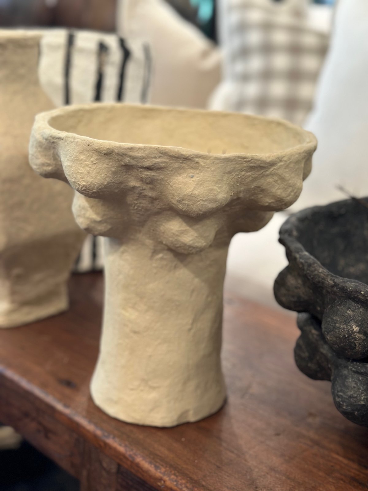Sculptural Pedestal Bowl