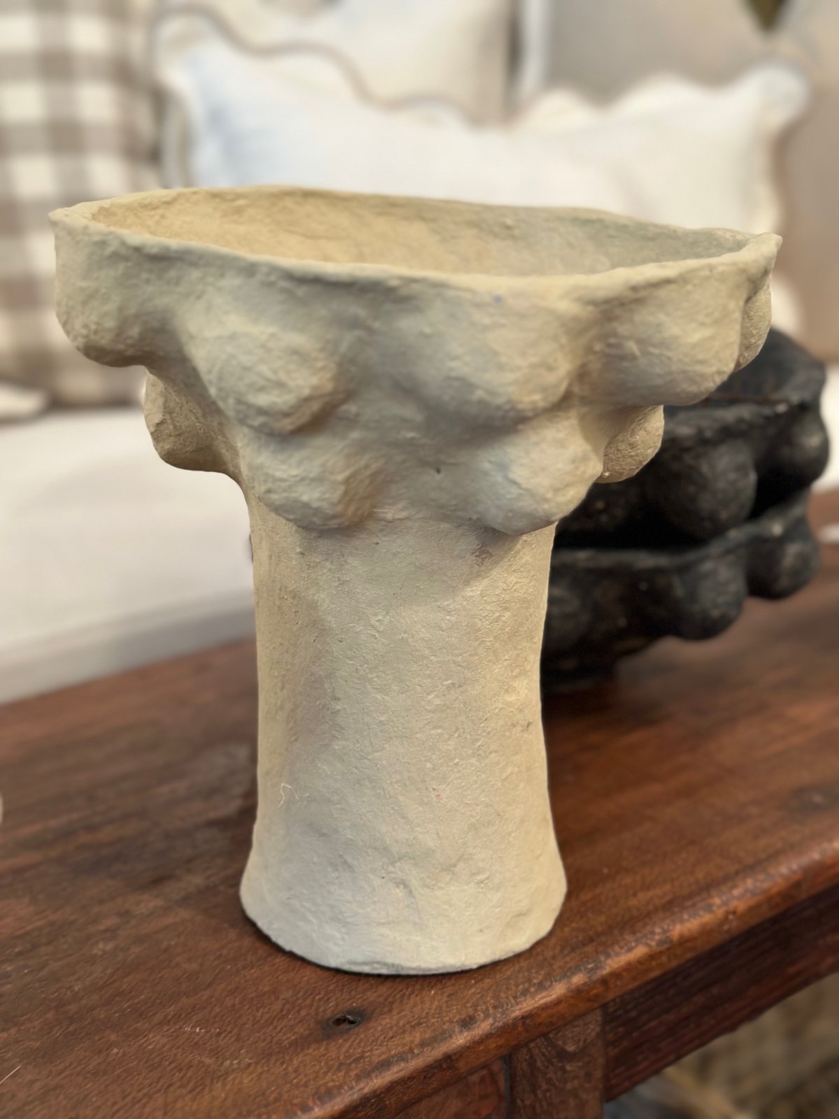Sculptural Pedestal Bowl