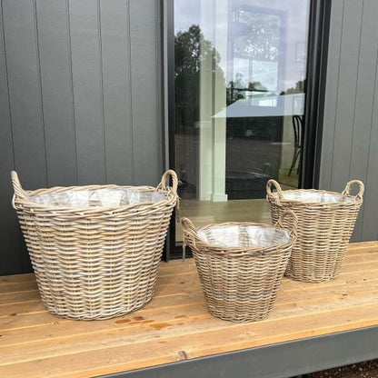Harolds Signature Basket - Lined Tapered