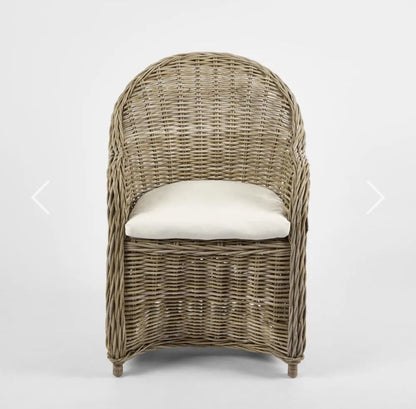 Open Weave Rattan Verandah Chair