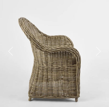 Open Weave Rattan Verandah Chair