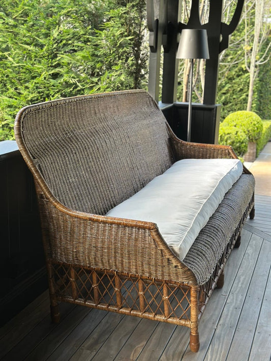 Plantation Rattan Sofa - Three Seater
