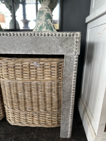 Zinc Garden Table