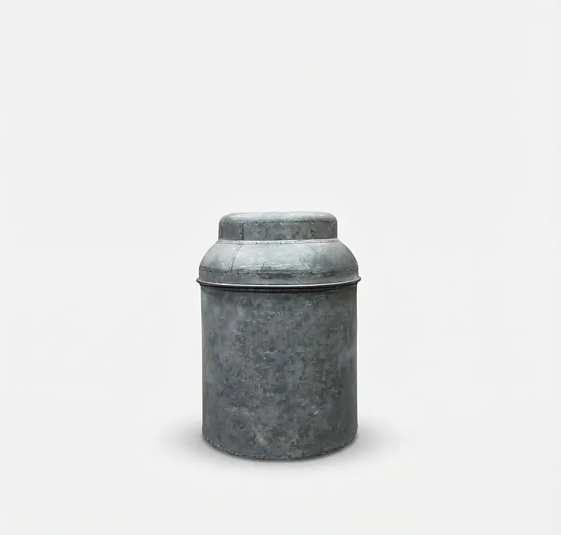 Chinois Zinc Storage Jar